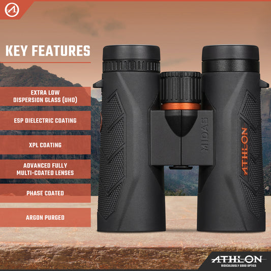 Athlon Optics Midas G2 UHD 10x42 Binocular