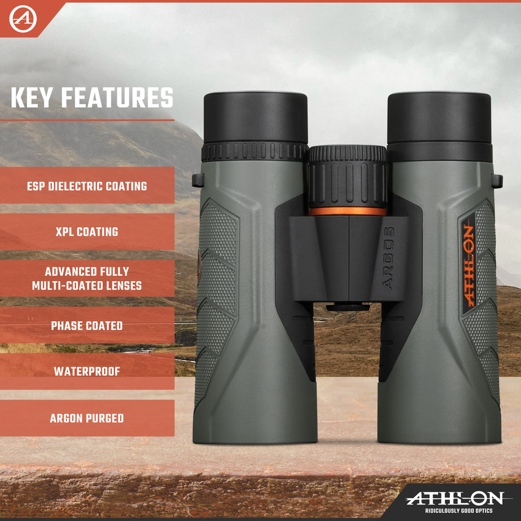 Athlon Optics Argos G2 HD 8x42 Binoculars