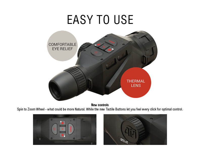 ATN OTS 4T 384 1.25-5x  Thermal Smart HD Monocular